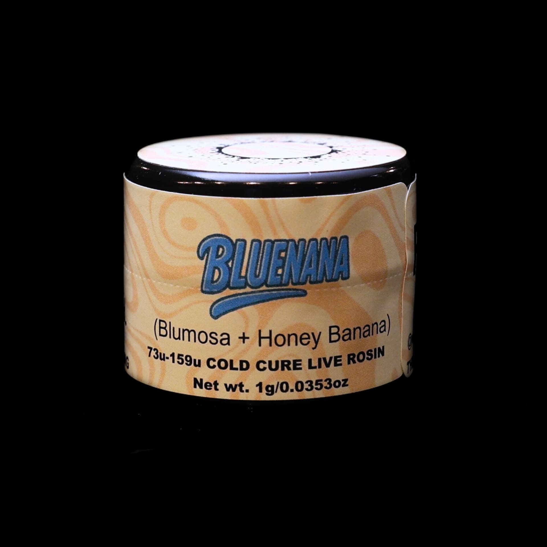 Bluenana, Green Label Rosin by Rosin Tech Labs, California packaging
