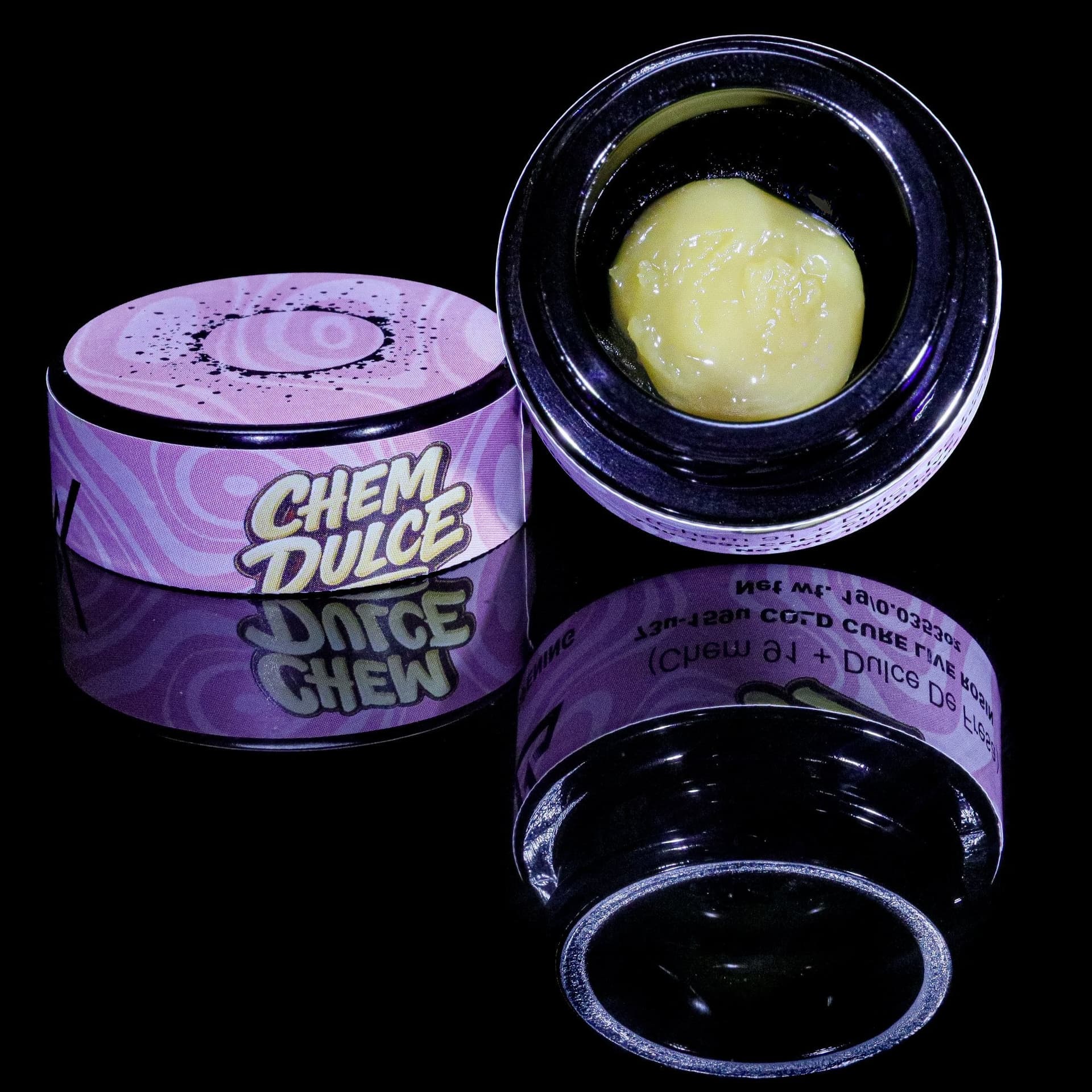 Chem Dulce, Green Label Rosin by Rosin Tech Labs, California packaging