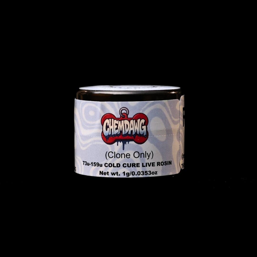 Chemdawg, Green Label Rosin by Rosin Tech Labs, California packaging