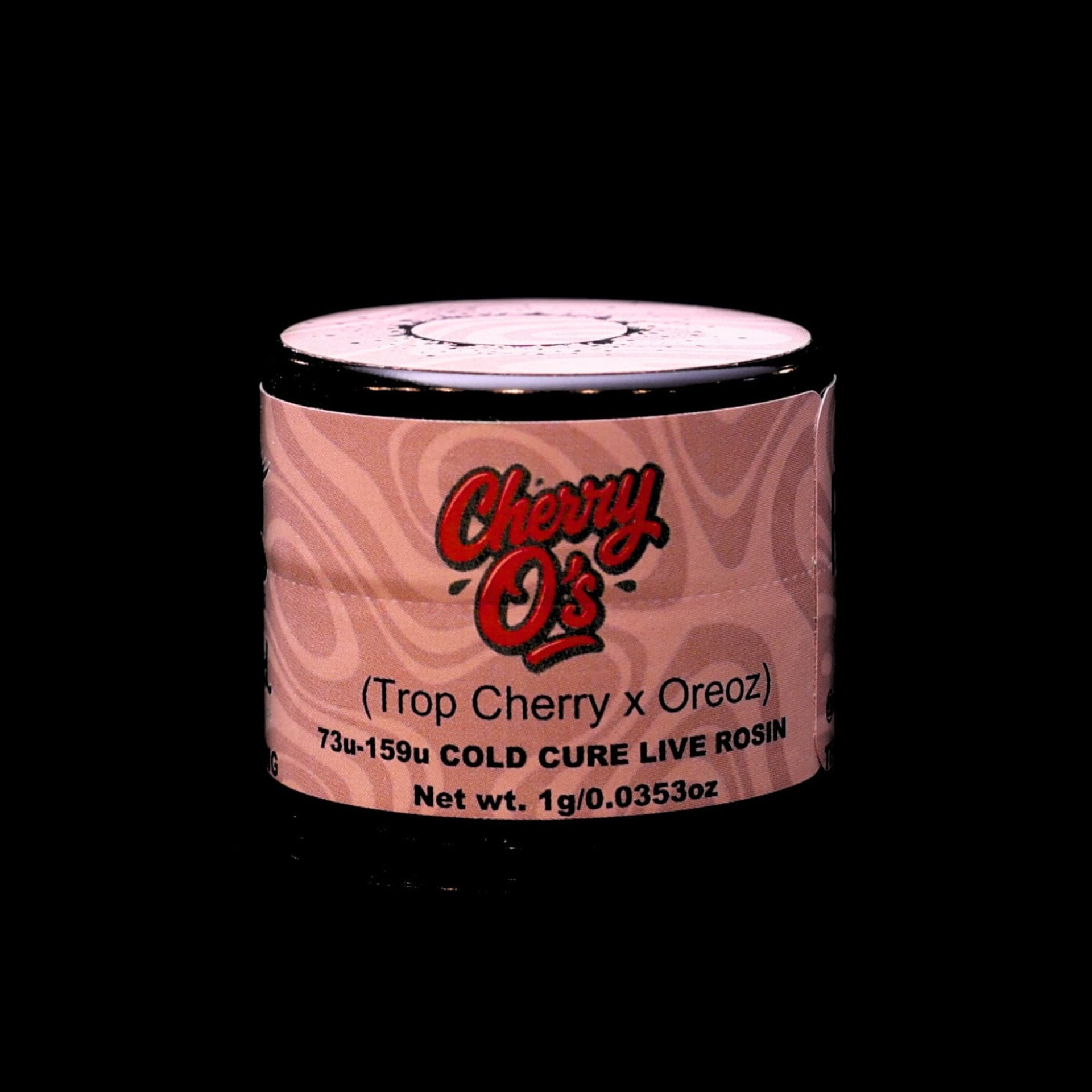 Cherry O's, Green Label Rosin by Rosin Tech Labs, California packaging