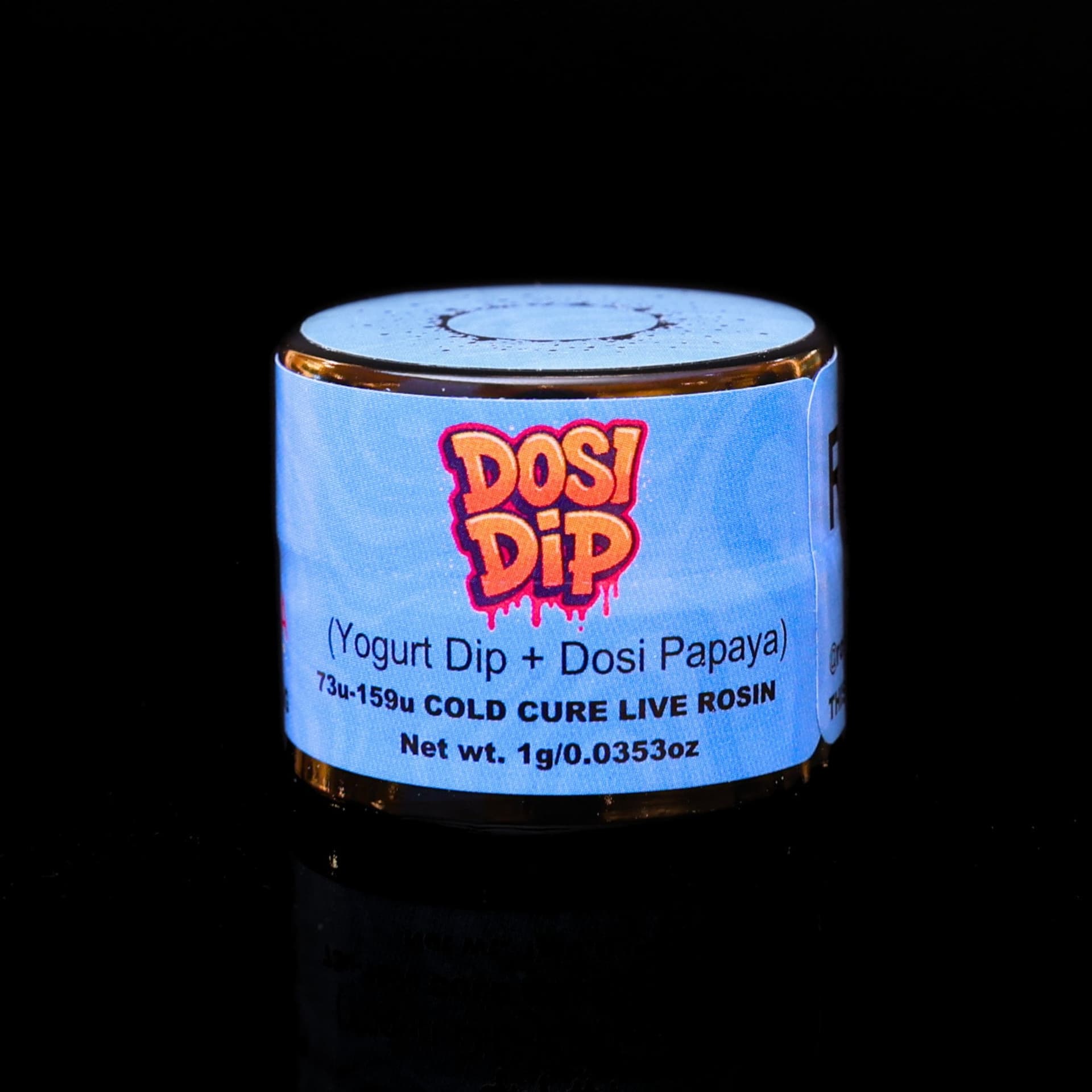Dosi Dip, Green Label Rosin by Rosin Tech Labs, California packaging