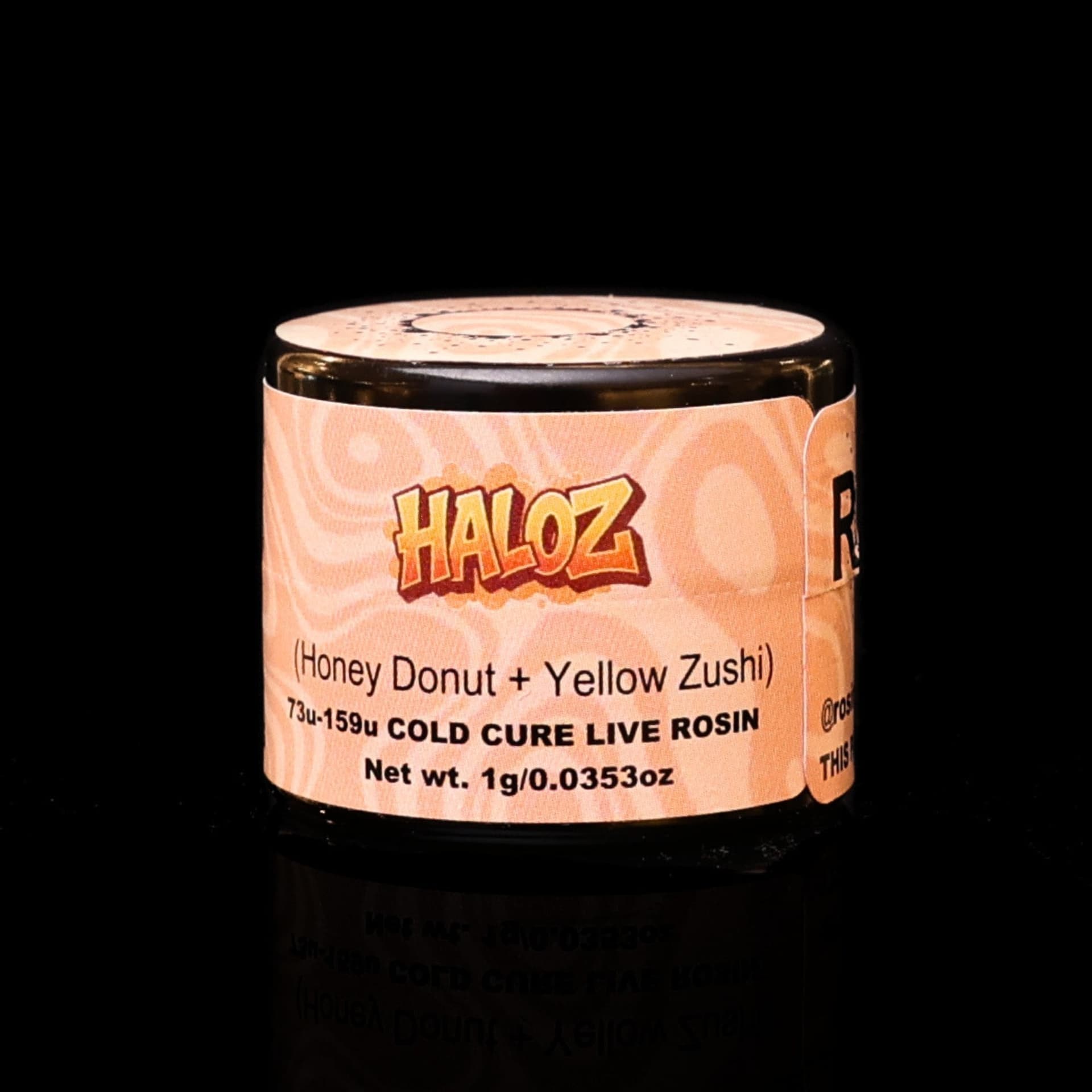 Haloz, Green Label Rosin by Rosin Tech Labs, California packaging