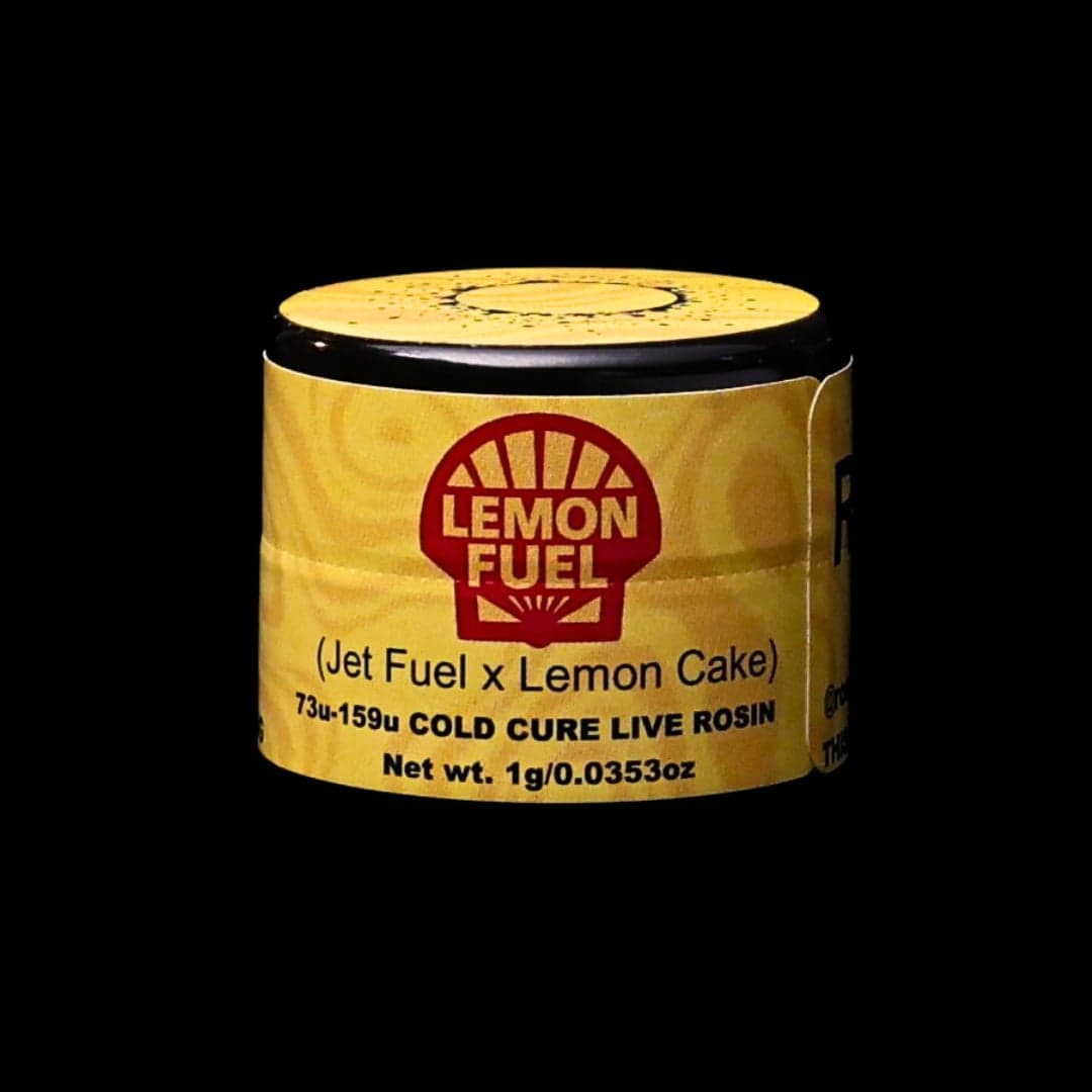 Lemon Fuel, Green Label Rosin by Rosin Tech Labs, California packaging