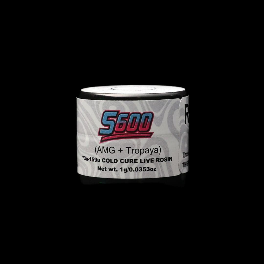 S600, Green Label Rosin by Rosin Tech Labs, California packaging