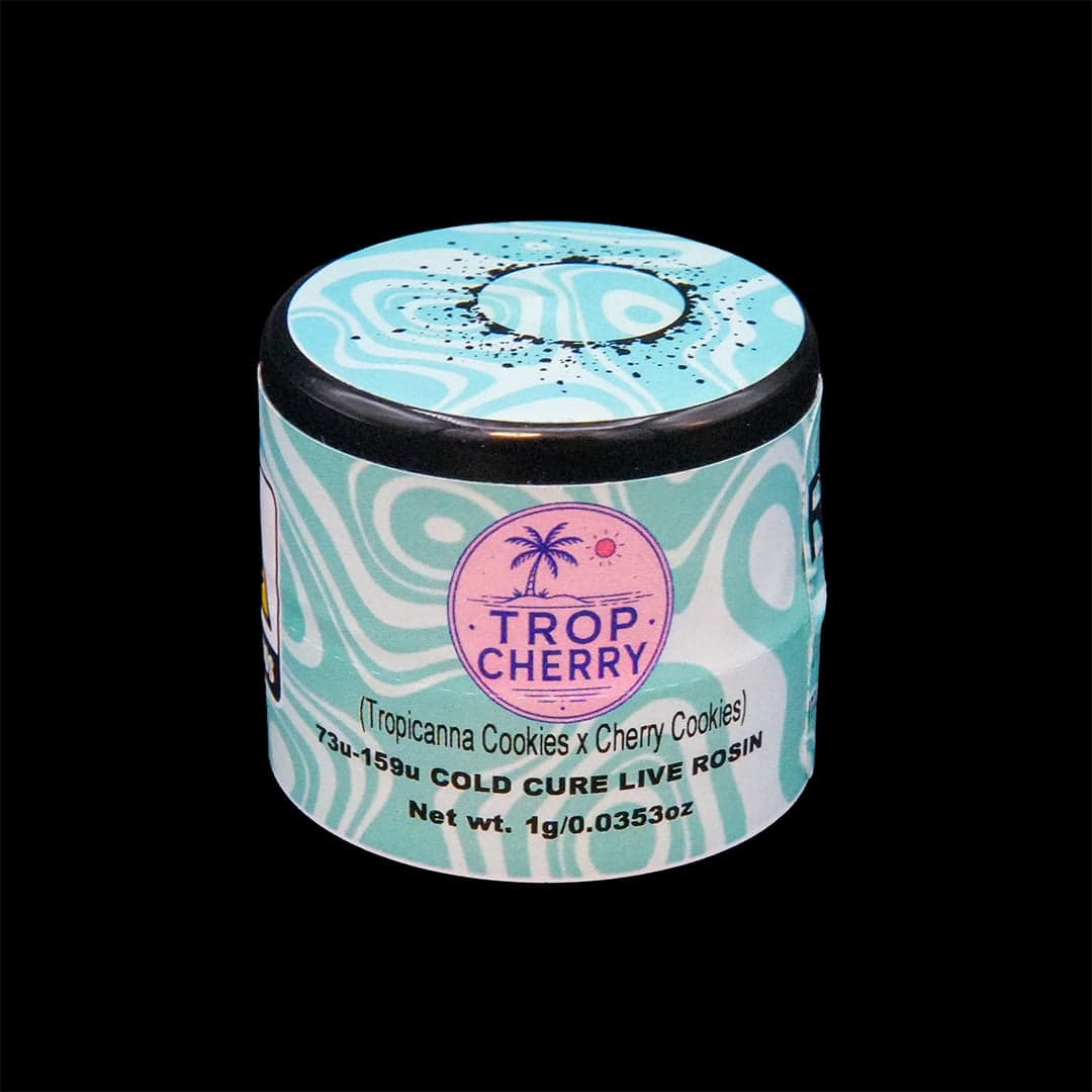 Trop Cherry, Green Label Rosin by Rosin Tech Labs, New Jersey packaging