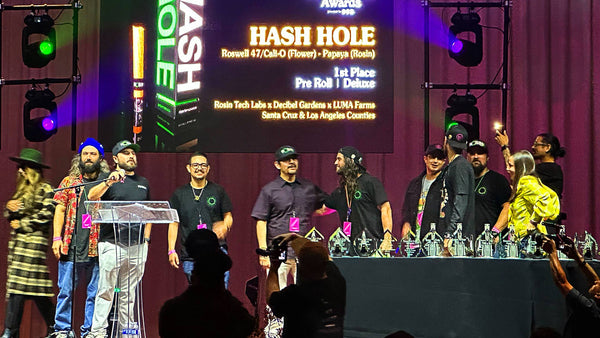 Rosin Tech Labs on the Emerald Cup awards stage