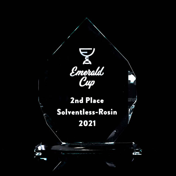2nd Place Live Rosin, Emerald Cup 2021