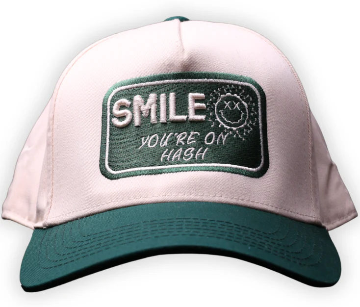 Smile You're On Hash Snap Back Hat